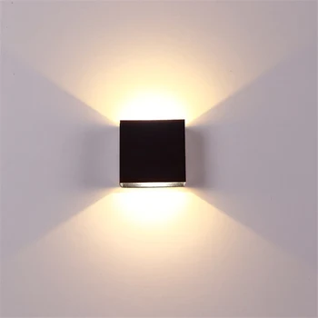 Cub COB LED-uri de Iluminare Interioară Lampă de Perete Modernă de Iluminat Acasă Decorare Tranșee Aluminiu Lampa de 6W 85-265V Pentru Baie Coridor