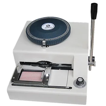 Custom Made Manual de Codificare mașină Amprenta Instrumente Card ID Braille, Perforare Relief Convex Cod Manual de PVC de Presiune de 70 de Caractere