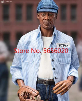 Daftoys F020 1/6 scară Reid Comerciant În Închisoare Oameni Soldat Cu Tricou Albastru Cowboy Șapcă de Baseball Mănuși de Acțiune Figura Model de Corp