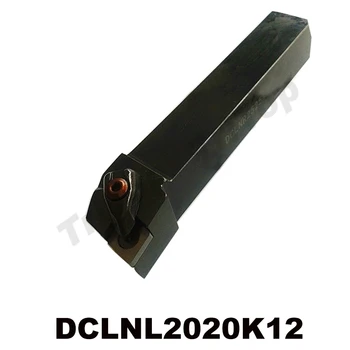 De cotitură externe suport instrument DCLNL2020K12 carbură de tungsten introduce cnc instrument de gambă stângă titular pentru a introduce tip C 12 dimensiune
