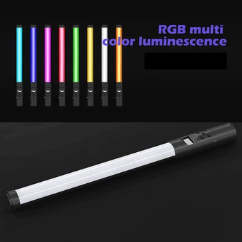 De Vânzare la cald RGB Lumina Stick Bagheta Petrecere plina de culoare Lampă cu LED-uri Lumina de Umplere Portabile Bliț Speedlight Fotografie de Iluminat Video