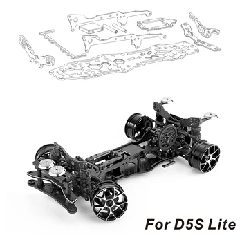 De înaltă calitate din Fibră de Carbon și Aluminiu Kit de Upgrade pentru 3RACING D5S Lite 1:10 RC drift Car