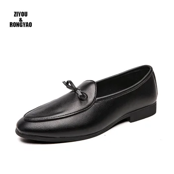 Designer de Moda pentru Barbati Mocasini din Piele de conducere Maro Negru Business Casual Pantofi Rochie Petrecere de Nunta Încălțăminte pentru Bărbați pantofi casual