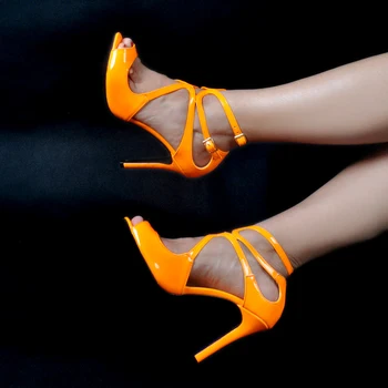 Designer De Pantofi Din Piele Tocuri Inalte, Sandale De Vara Din Piele De Oaie Curea Glezna Subțire Sandale Cu Toc Înalt Pantofi Pentru Femei 100% Reale P