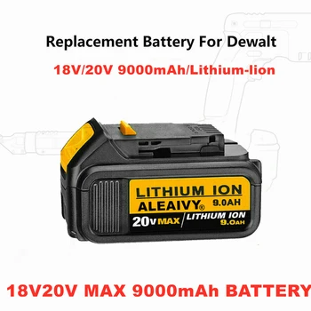 Dewalt Instrumente 18V 9.0 Ah DCB200 DCB184 DCB181 Înlocuire Baterie Li-ion pentru MAX DeWalt XR instrument de putere 9000mAh Baterii cu litiu