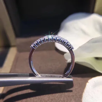 Diamant de lux S925 Argint Inele pentru Femei Bohemia verighete Inele pentru Cupluri Moda Diamond Argint Bijuterii Fine
