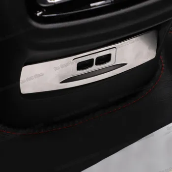 din oțel inoxidabil auto cotiera spate port usb pe panoul ornamente pentru chery jetour x70 2018 2019 accesorii interior auto piese styling