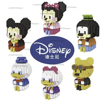 Disney Blocuri De Desene Animate Cărămizi Anime Mini Figurine Mickey Minnie Capete De Asamblare Jucarii Educative Copii Cadou De Ziua De Nastere
