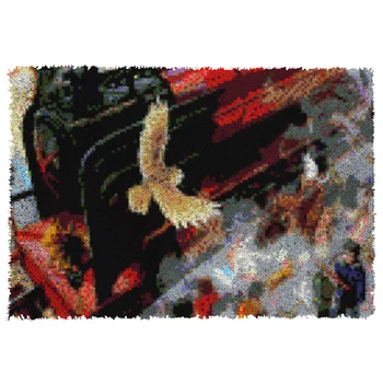 Dispozitivul de blocare Cârlig Kituri Regele peisaj Indesata Fire de Broderie, Croșetare Tapiserie Kituri de lucru Manual de Arte si Meserii DIY covor Covor