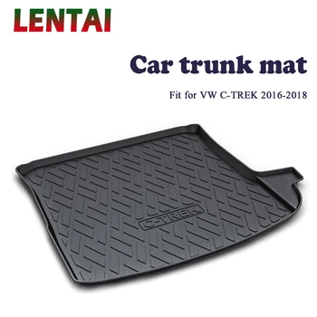 EALEN 1 BUC spate portbagaj Cargo mat Pentru VW C-Trek 2016 2017 2018 Styling Boot Liner Tava Impermeabil covor Anti-alunecare mat Accesorii