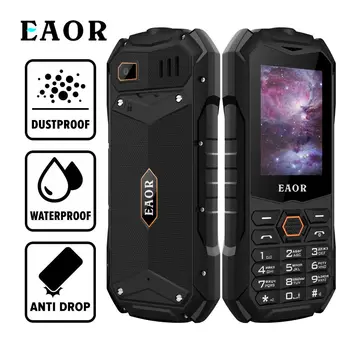 EAOR IP68 Trei Dovada Telefon Robust Slim Tastatura Telefoane 2000mAh Baterie Mare Dual SIM Telefon Caracteristică cu Orbire Lanterna Telefon