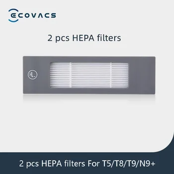 Ecovacs Accesorii Filtru HEPA *2 Bucăți Potrivite pentru Deebot T9/T8/T5/N8/DJ65 Serie