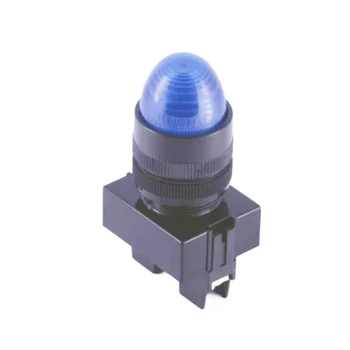ELEWIND 22mm terminal cu Șurub Dom cap Capac albastru culoare lampă de Semnalizare ( PB221-BD/B/12V )