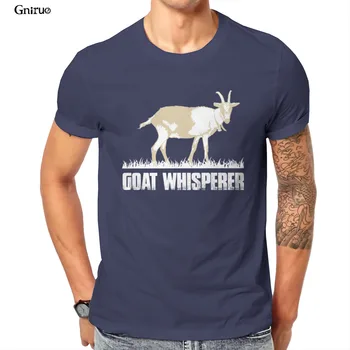 En-Gros De Capră Whisperer Design Unic Fermier Idei De Cadouri Unisex Moda T-Shirt Jocuri Cupluri De Vară Pentru Bărbați Îmbrăcăminte 102051