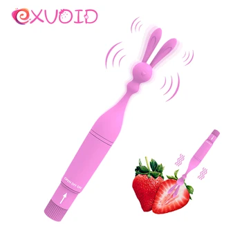 EXVOID Penis artificial Vibratoare pentru Femei Silicon Rabbit Vibrator punctul G Masaj AV Stick Jucarii Sexuale Pentru Femei Stimulator Clitoris