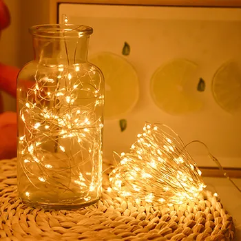 Fairy LED Lumini Șir Dormitor Decoratiuni Nunta Petrecere Lampa de Decoratiuni pentru Casa Ghirlanda de Crăciun Grădină în aer liber, Decor Nou