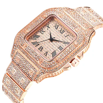 Femei de moda Ceasuri Brățară de Aur Steaua Ceas pentru Femei Brand de Top de Lux din Oțel de sex Feminin Doamnelor Diamant, Cuarț Ceas Reloj Mujer
