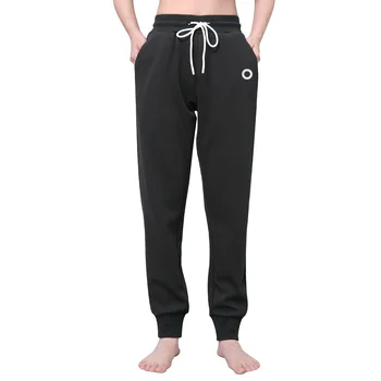 Femei Moale Fleece Căptușit Pantaloni Jogger Cald pantaloni de Trening Termică Atletic Lounge Petite Înalt (Black, 36//)