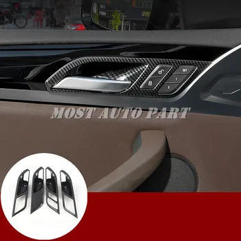 Fibra de Carbon Stil clanța Castron cu Capac Pentru BMW X3 X4 G01 G02 2018-2021 Auto accesorii Auto de interior decor