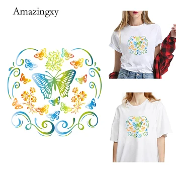 Fier de Transfer Pentru Îmbrăcăminte Fluture UN DIY-niveluri Termice Autocolant Pe T-shirt Lavabil Patch-uri de Pe Haine Sac Decorare