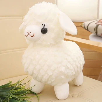 Fierbinte de Vânzare Mini Drăguț Alpaca Jucărie de Pluș Moale Animal de Pluș Jucărie Pentru Copii de Craciun Valentine Cadou Cadou 22Cm