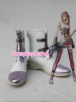 Final Fantasy XIII-Serah, Farron Scurt Cosplay Cizme Pantofi Joc de Petrecere Cosplay Cizme Personalizate pentru Femei Adulte Pantofi