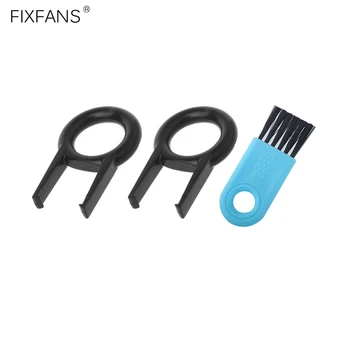 FIXFANS 2 buc de Plastic Keycap Tragator Tastatură Cheie de Demontare a Capacului Instrument cu Mini Nylon Perie de Curățare pentru Tastatură Mecanică
