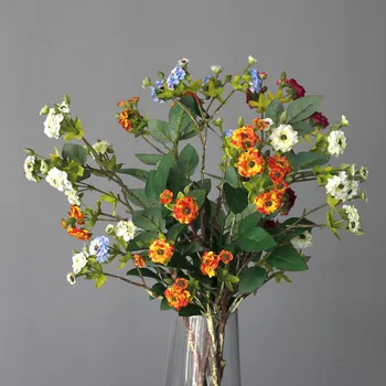 Flori de mătase Ramură Copilul recuzită fotografie Artificiale Decorative Buchet de flori Decor Acasă Cununa de Nuntă Grădină