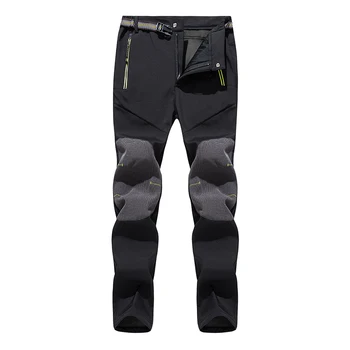 Fonoun Bărbați Drumeții Pantaloni Schi Îngroșa Ține de Cald Impermeabil Toamna Iarna Vânt Respirabil, Rezistent la zgarieturi FN222
