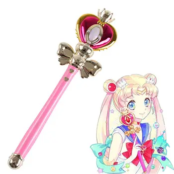 [Funny] Lumina fata de Marinar Bagheta Magică Henshin Rod Muzicale Inima Strălucire Stick Sailor Moon Crystal Figura Anime Cosplay Jucărie Fata Cadou