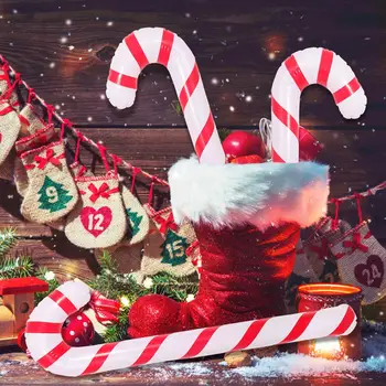 Gonflabile De Crăciun Bomboane De Trestie De Zahăr Stick Baloane Vesele Decoratiuni De Craciun Pentru Casa 2022 Xmas Navidad Natal Cadouri De Anul Nou 2023