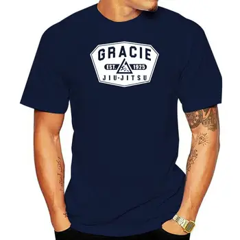 Gracie Jiu jitsu - Personalizat Barbati din Față Spate T-Shirt Tee