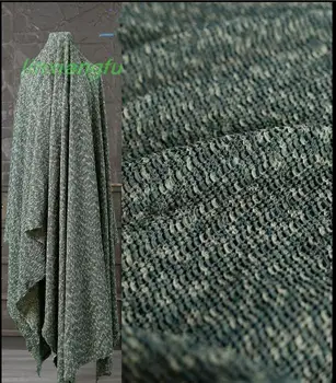 Gri verde texturate tesatura cutat, tricot tesatura jacquard, geanta haina, mari rochie si fusta captuseala antic designer de tesatura.