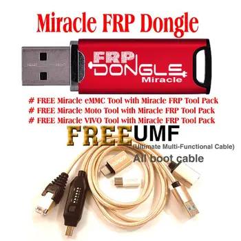 gsmjustoncct miracol frp dongle /cheie +umf cablu (toate Într-O pornire de Cablu )