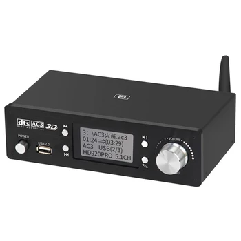 HD920PRO 5.1 CH HD Audio Decoder Bluetooth 5.0 Receptor Pentru DOLBY Atmos AC3 DTS 4K 3D Converter SPDIF ARC PCUSB DAC
