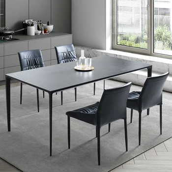 Italian de lux, mese și scaune combinație Nordic minimalist modern, masa de sufragerie Mici de familie camera de familie simplu