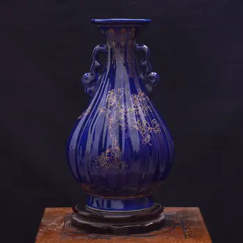 Jingdezhen ceramică albastru glazura xishangmeishao yu-hu-ch ' un modei moderne Acasă Mobilier camera de zi de decorare