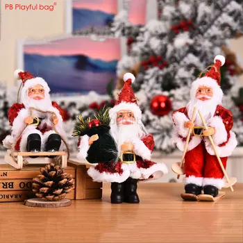 Jucaus sac de Moș Crăciun Păpuși Moș crăciun jucării 2020 ornamente pentru Pomul de Craciun cele mai Bune cadouri pentru copii de Anul Nou decorare AA43