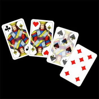 Jumbo Regelui Problema Trucuri Magice Amuzant Până Aproape de Magia Carduri Schimba Rege Dispară Magia Iluzie Pusti de elemente de Recuzită pentru Magicieni