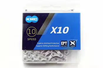 Kmc x10 mtb 116l biciclete rutier în lanț 10 viteză lanț link-ul de magie cu cutie de original