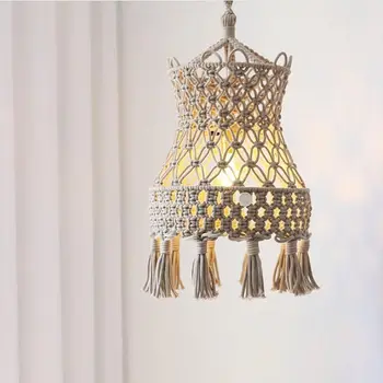 Lampa Acoperă Lampa Forma Dormitor Decor Acasă Felinar Forma Marocan Mână-țesute Abajur
