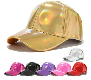 Laser de înaltă Calitate Lucios Șapcă de Baseball pentru Barbati Femei Roșu Purpuriu de Aur Snapback Hat pentru Fete Băiat de Agrement Hip Hop Chapue