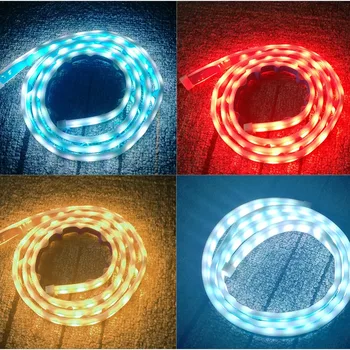 LED-uri Auto lumini de decor colorate stopuri streamer marquee condus de direcție frâne modificate portbagaj anti-decantare lumini dfdf