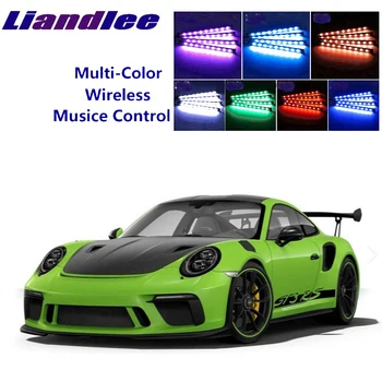 LiandLee Masina Strălucire Interior Decorativa Podea Locuri Accent Ambientală lumina de Neon Pentru Porsche 911 GT3