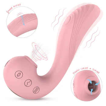 Limba Suge Vibratorul Pentru Femei Fraier Clitoris Clitoris Stimulator punctul G Vibratoare Penis artificial Oral Lins Adult Sex Mașină de Jucarii XXX