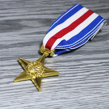 Loc re-gravură de Armata SUA Statele Unite ale americii Premiul Star Silver Star Militare Medalie de Bronz Medalie Steaua Insigna de Colectare #3046
