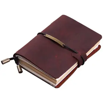 Manual Traveler ' s Notebook, Piele Jurnal de Călătorie Notebook-uri Pentru Bărbați și Femei, Perfect Pentru Scris, Cadouri, Călătorii, 5,2 X 4 În