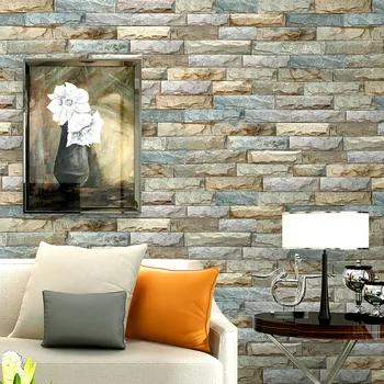 Marmură 3D Tapet Arta Piatră Piatră Piatră Simplă, Modernă TV de Perete de Fundal Stereo caramida Caramida Model de Tapet