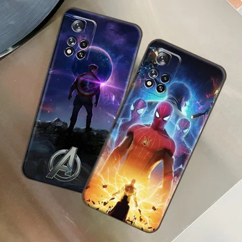 Marvel Avengers Iron Man Caz de Telefon Pentru Xiaomi 11T Pro Redmi Note 10 9 Pro 5G 9S, 10S POCO F3 X3 M3 GT Pro X3 NFC Spate Moale