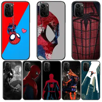 Marvel Spiderman Telefon Caz Pentru xiaomi redmi POCO F1 F2 F3 Pro X3 M3 9C 10T Lite NFC husa Silicon Spate Frumoasă km 10 ultra